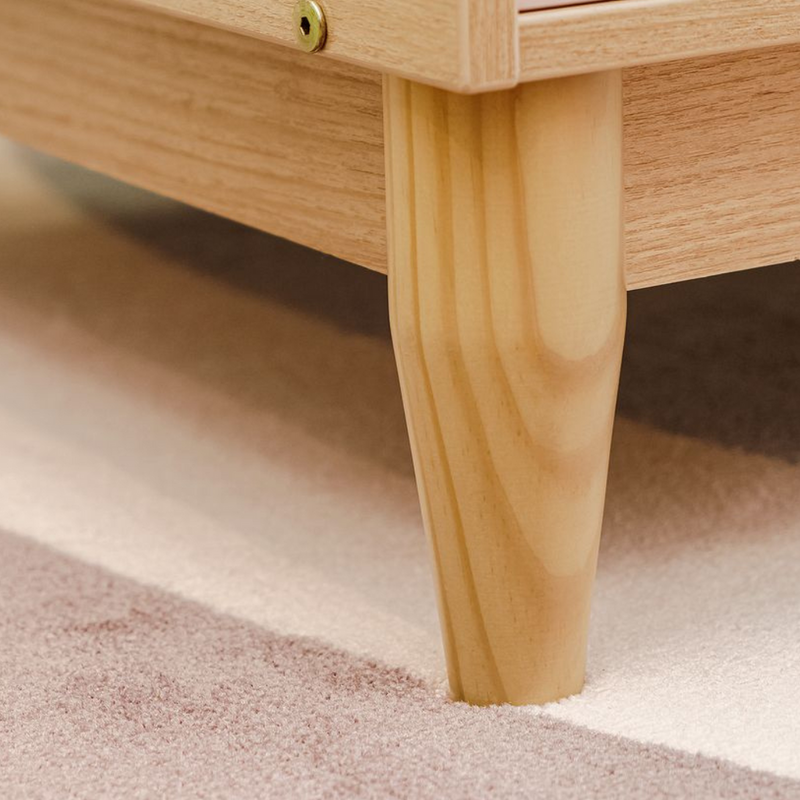 Comoda Tomi 6 Cajones Gris con Madera