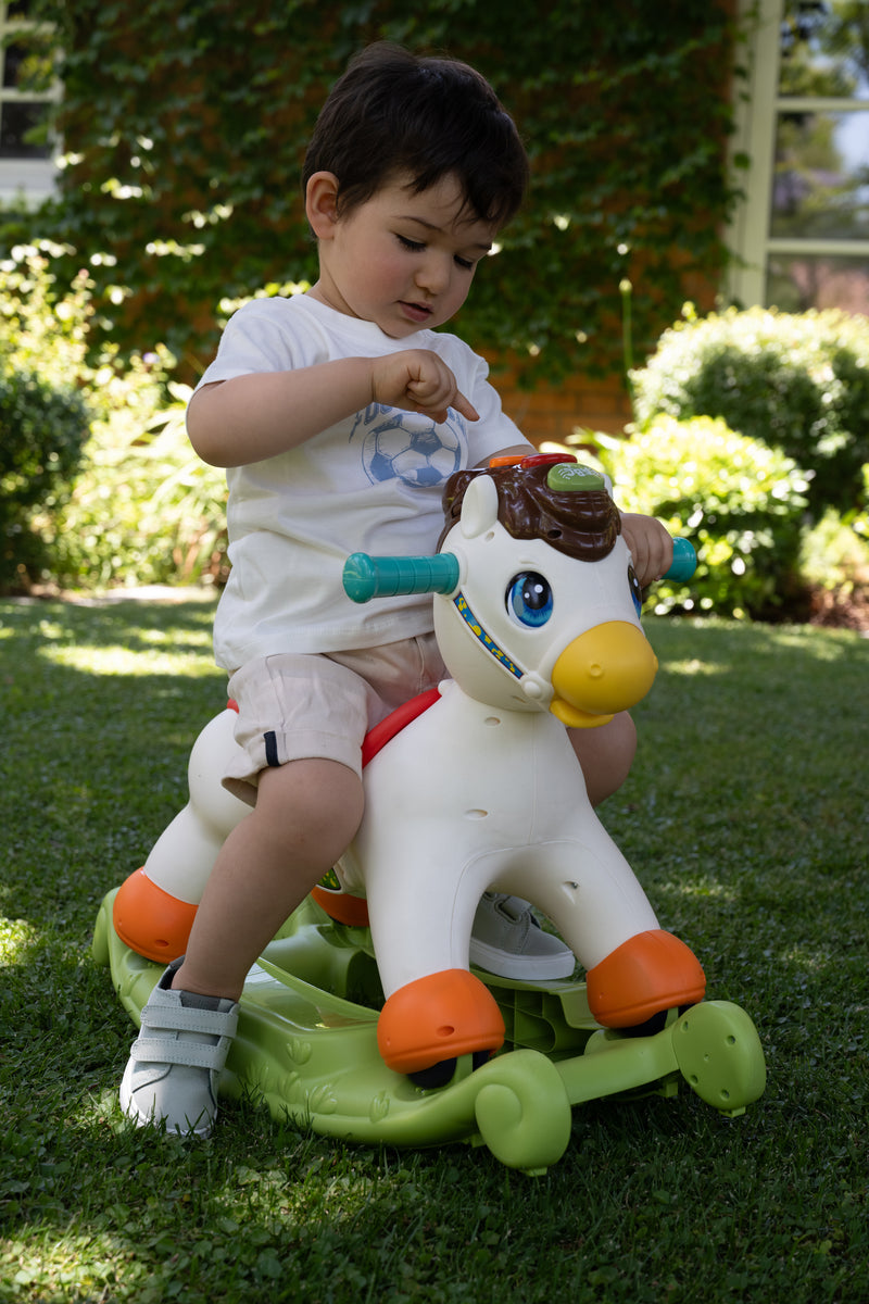 Pony balancín/para montar 2 en 1