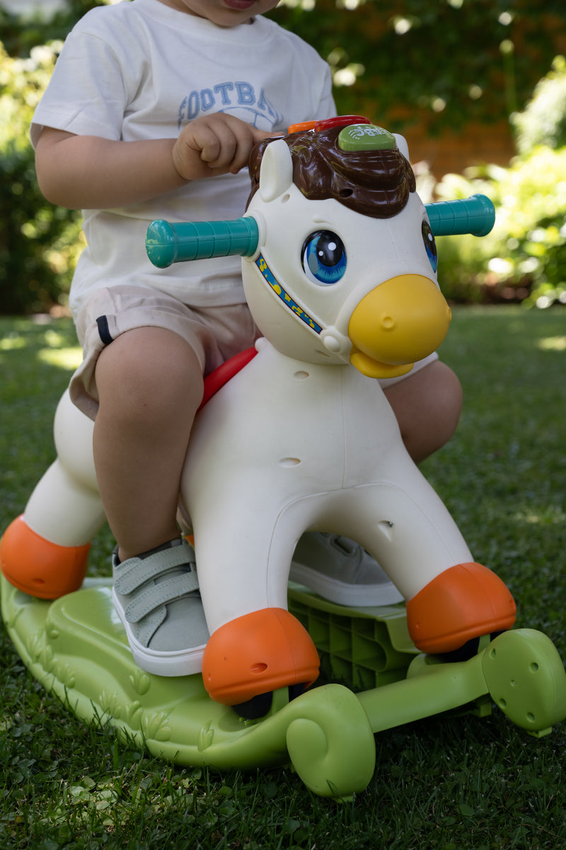 Pony balancín/para montar 2 en 1