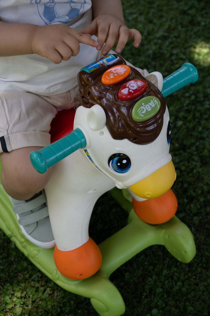 Pony balancín/para montar 2 en 1