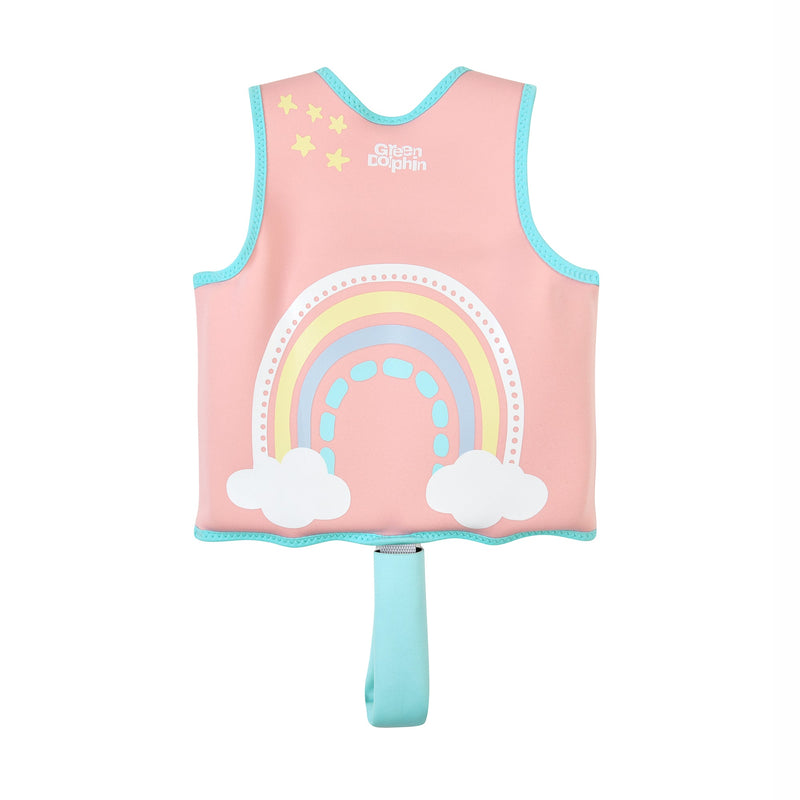 Chaleco Flotador Infantil Arcoíris Palorosa 19 a 30 kg - Green Dolphin