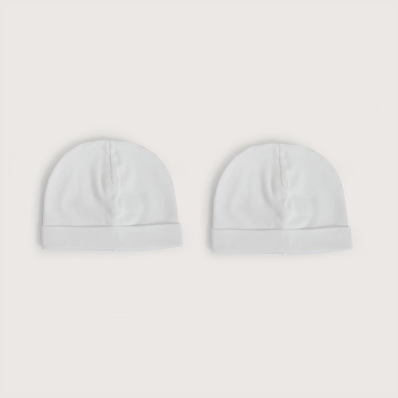 Gorro blanco de bebe