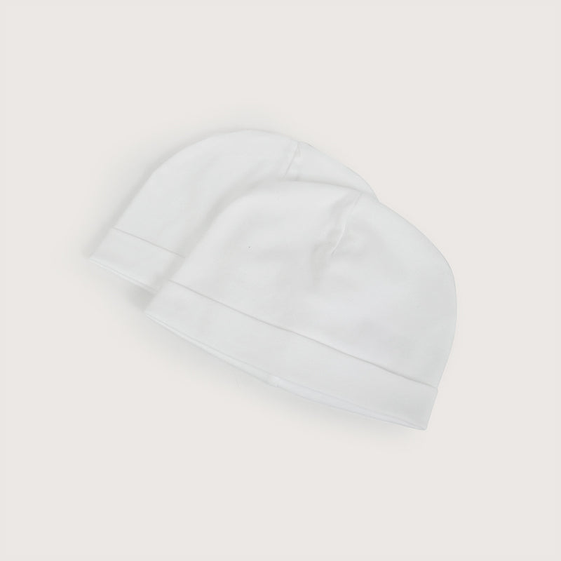 Gorro blanco de bebe