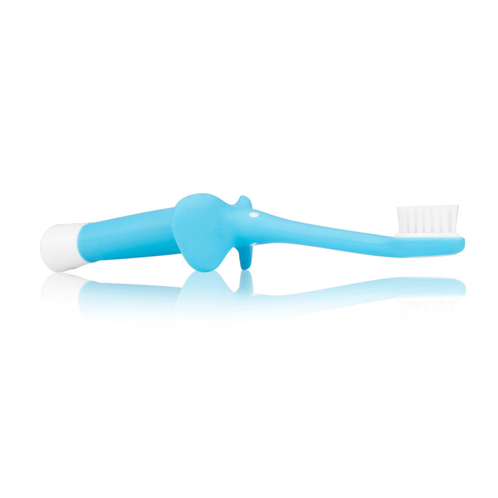Cepillo de Dientes Bebés y Niños Pequeños 0-3 años, Elefante azul Dr. Brown's