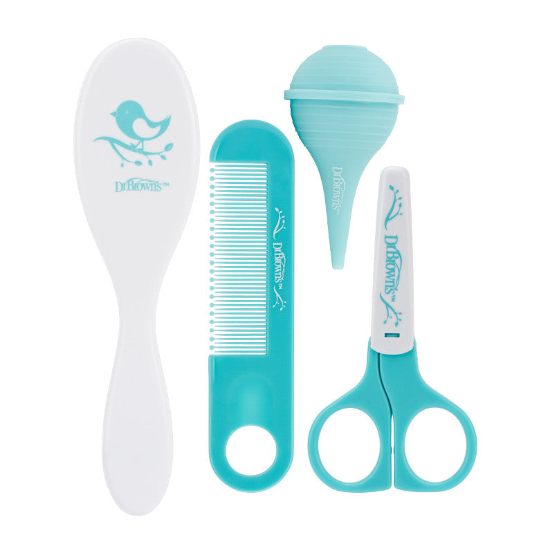 Baby Care Kit Dr. Brown's (Cepillo, Peineta, Aspirador Nasal y tijeras para uñas)