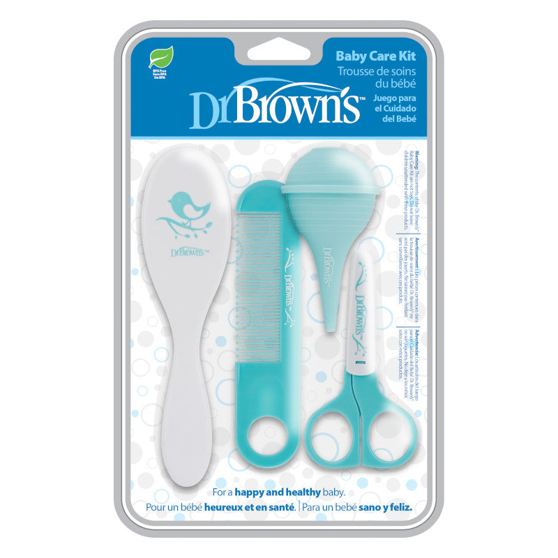 Baby Care Kit Dr. Brown's (Cepillo, Peineta, Aspirador Nasal y tijeras para uñas)