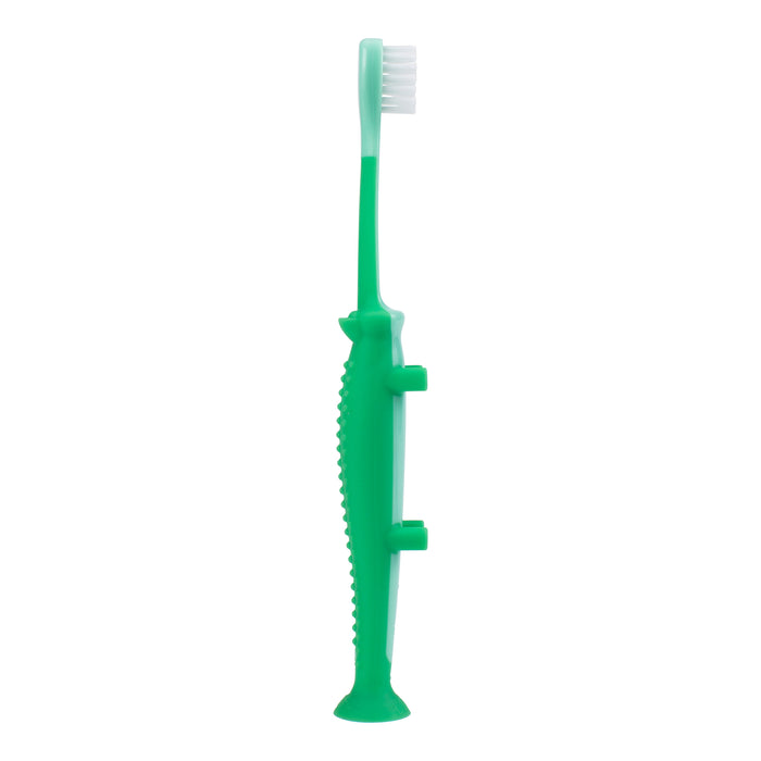 Cepillo de Dientes Bebés y Niños Pequeños 1-4 años, Cocodrilo verde Dr. Brown's