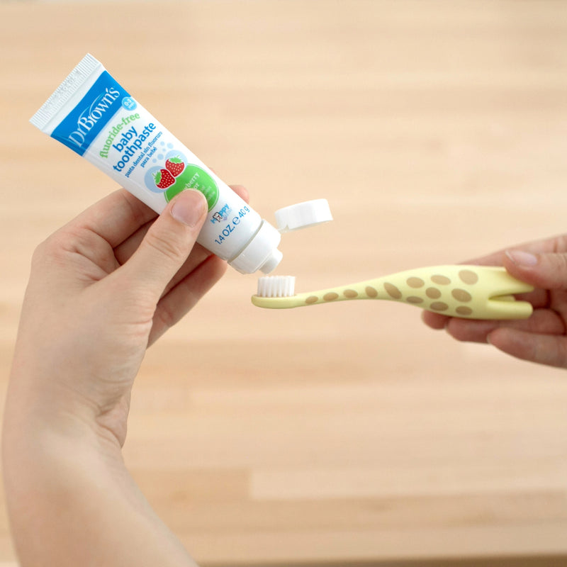 Cepillo de Dientes Bebés y Niños Pequeños 0-3 años, Jirafa Dr. Brown's