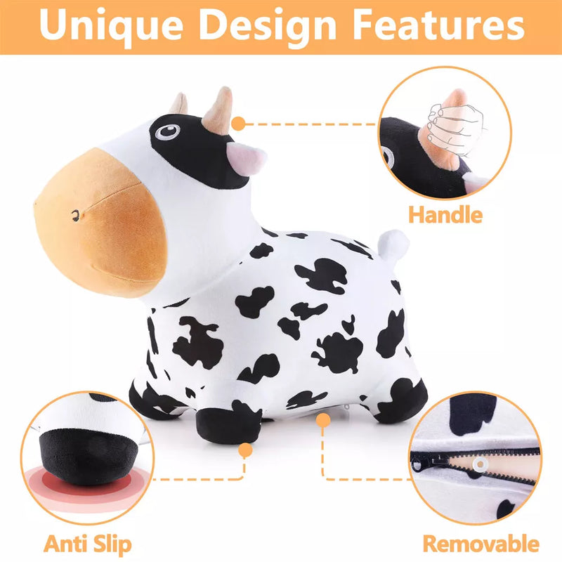 Vaquita Saltarín de Felpa Bouncy Pals Cookie – Inflable y Lavable
