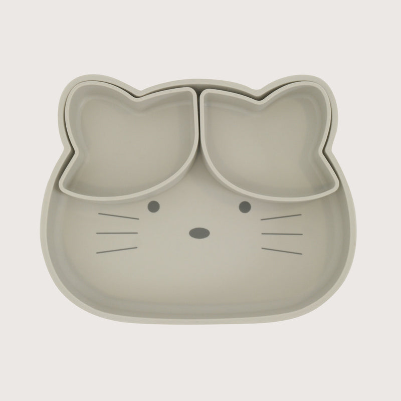 Plato Gato Con Base Antideslizante