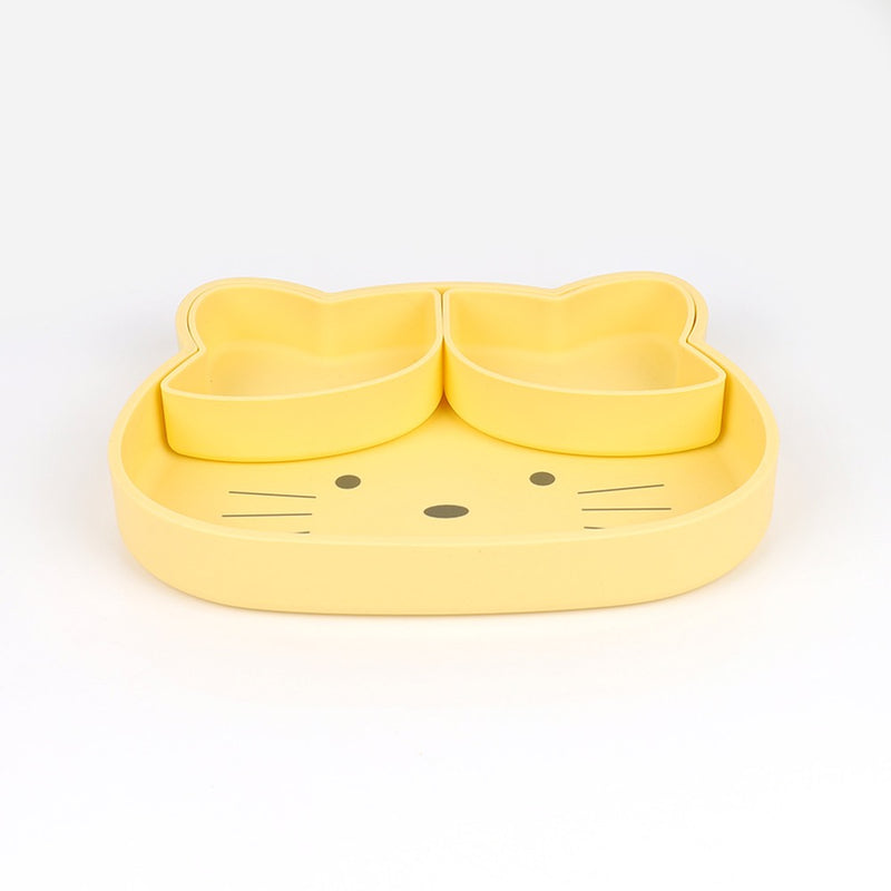 Plato Gato Con Base Antideslizante