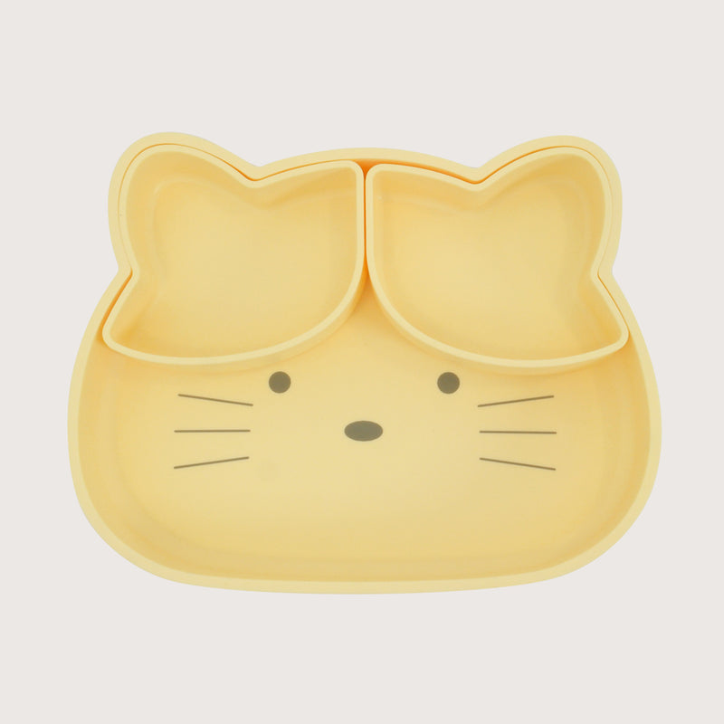Plato Gato Con Base Antideslizante