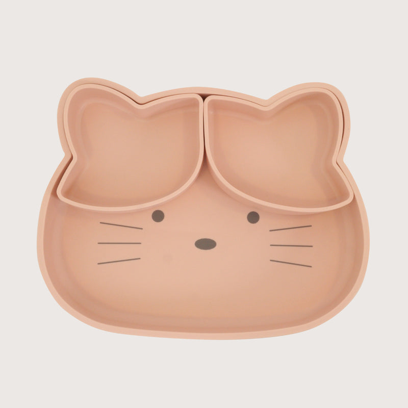 Plato Gato Con Base Antideslizante