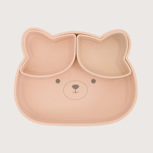Plato Oso Con Base Antideslizante