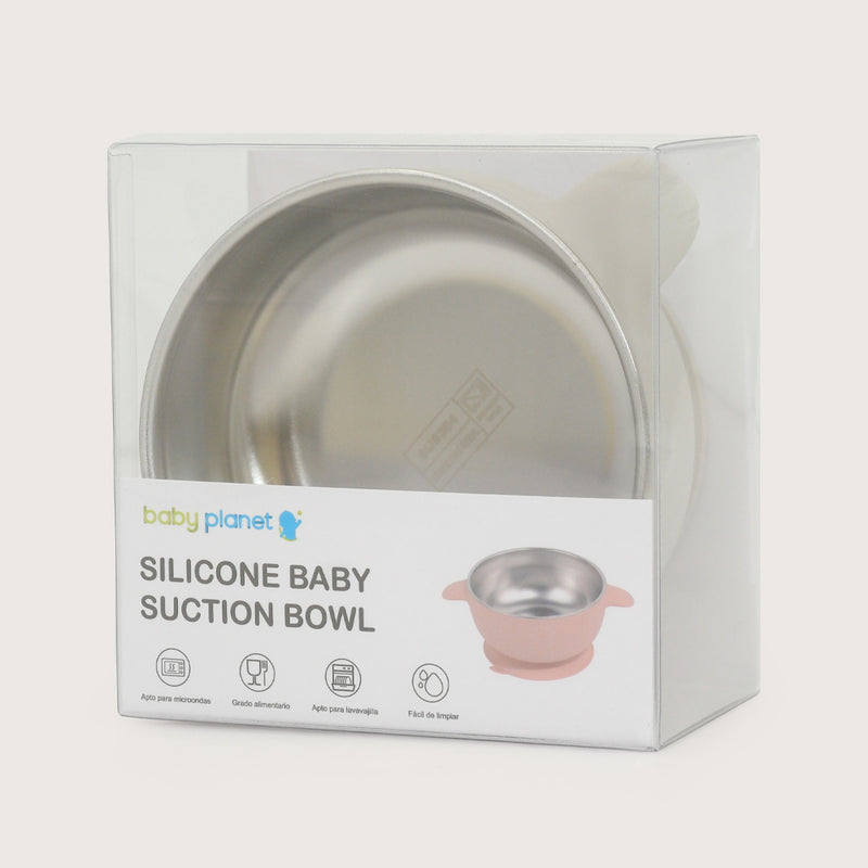 Bowl Antideslizante Con Acero Inoxidable