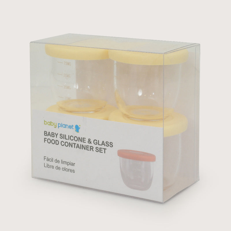 Set Frascos Snack Vidrio 4 Uds