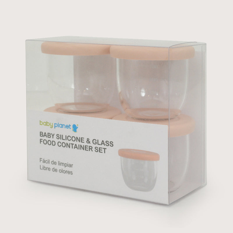 Set Frascos Snack Vidrio 4 Uds