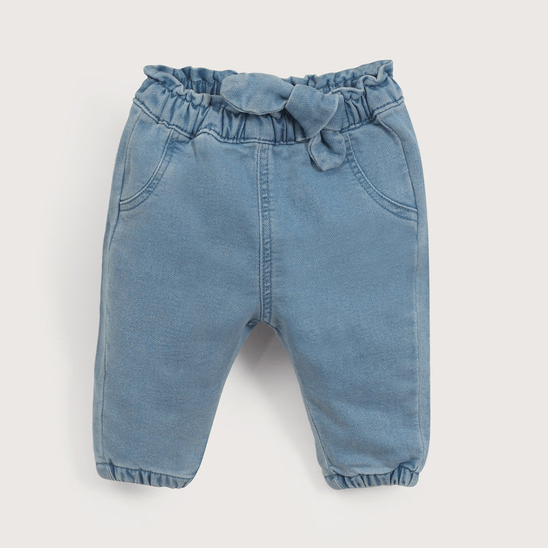Jeans Azul De Bebé Niña