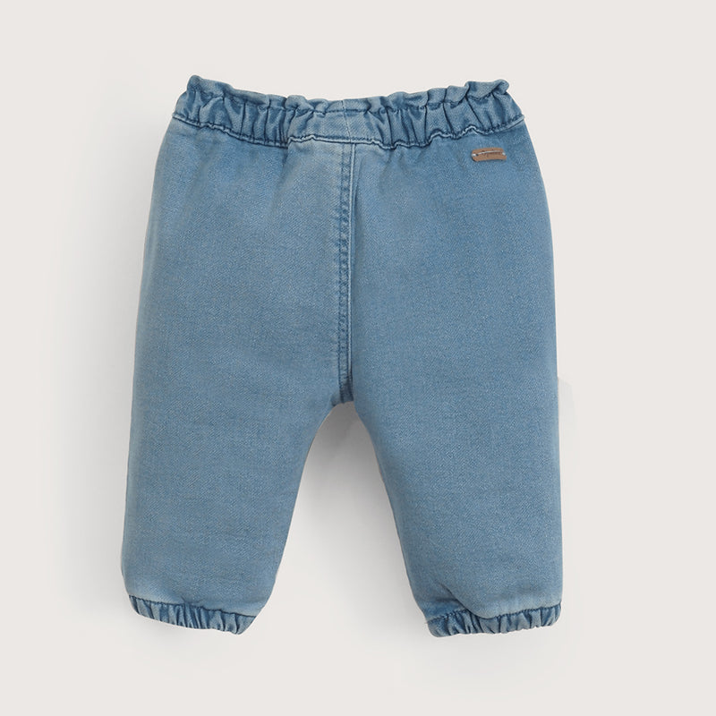 Jeans Azul De Bebé Niña