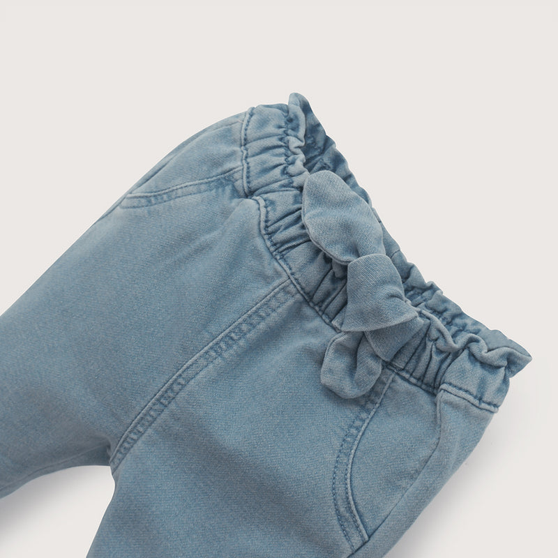 Jeans Azul De Bebé Niña