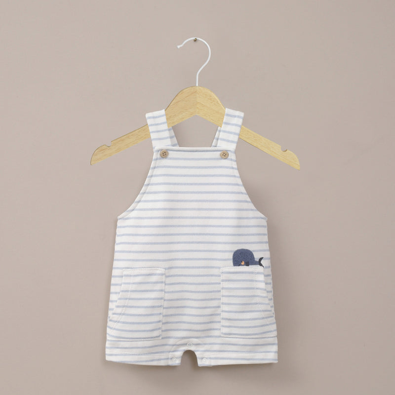 Jardinera Blanca De Bebé Niño