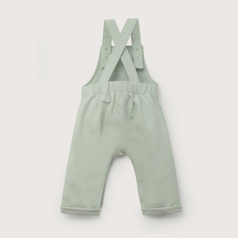 Jardinera Verde De Bebé Niño