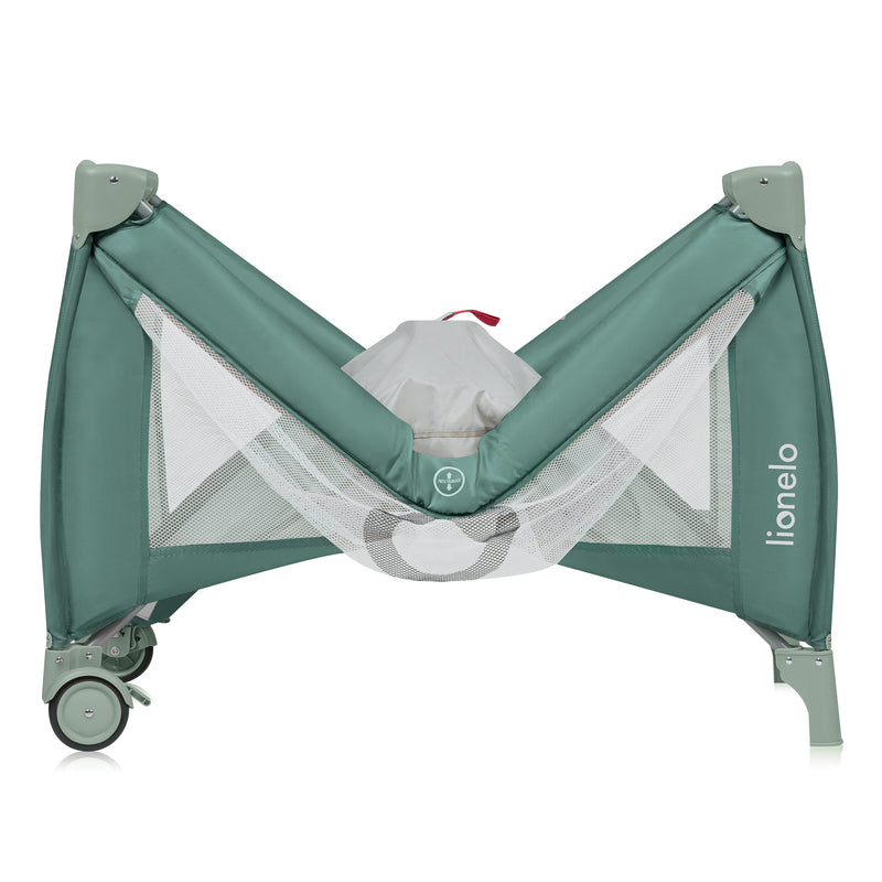 Cuna de Viaje Lionelo Stefi 2 en 1 Pack and Play con Entrada Lateral y Bolsa de Transporte