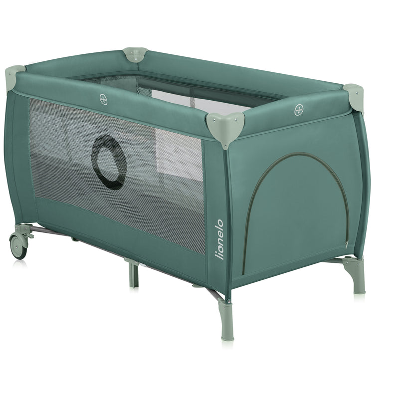 Cuna de Viaje Lionelo Stefi 2 en 1 Pack and Play con Entrada Lateral y Bolsa de Transporte