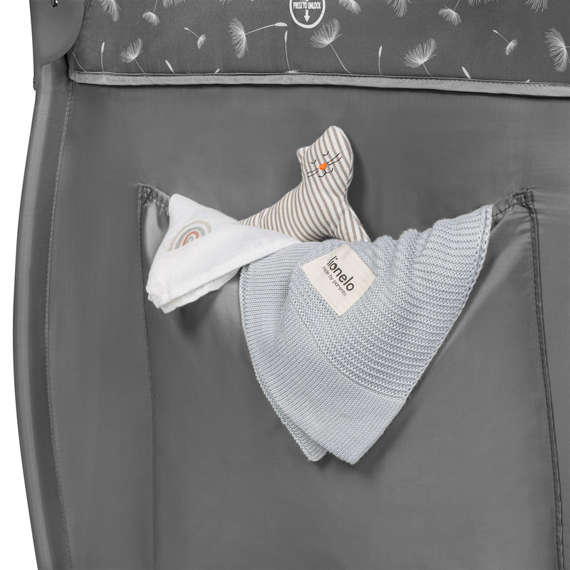 Cuna de Viaje Lionelo Stefi 2 en 1 Pack and Play con Entrada Lateral y Bolsa de Transporte