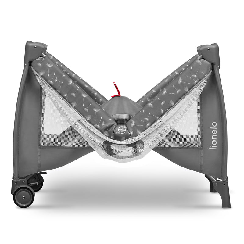 Cuna de Viaje Lionelo Stefi 2 en 1 Pack and Play con Entrada Lateral y Bolsa de Transporte