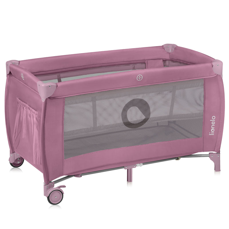 Cuna de Viaje Lionelo Stefi 2 en 1 Pack and Play con Entrada Lateral y Bolsa de Transporte
