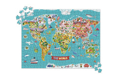 Rompe Cabezas Mapa Mundial 500 Piezas