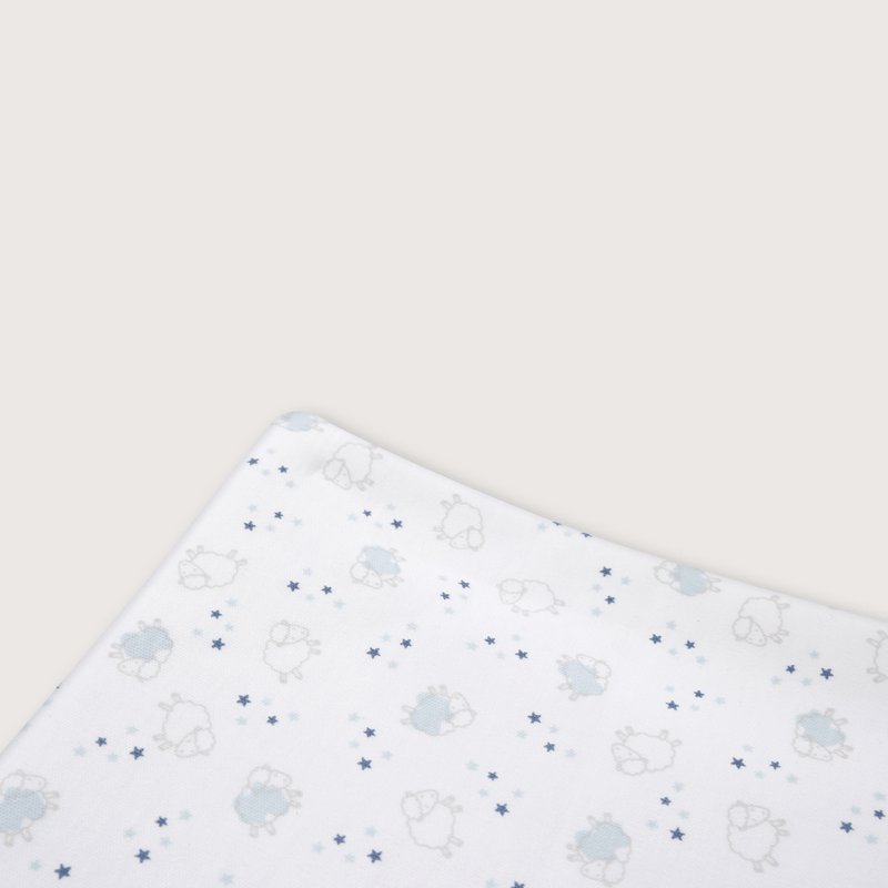 Manta Baby Boy Print con rosas