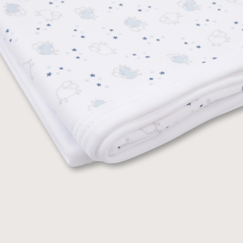 Manta Baby Boy Print con rosas