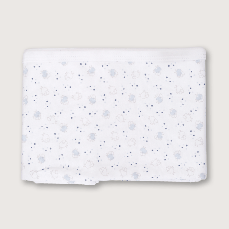 Manta Baby Boy Print con rosas