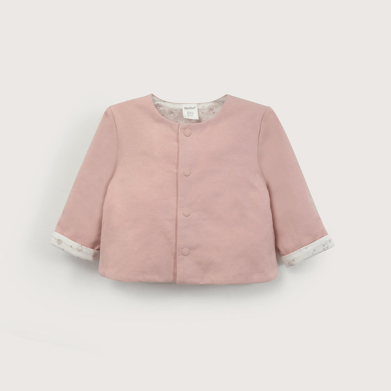 Conjunto Polerón Y Pantalón Rosado De Bebé Niña