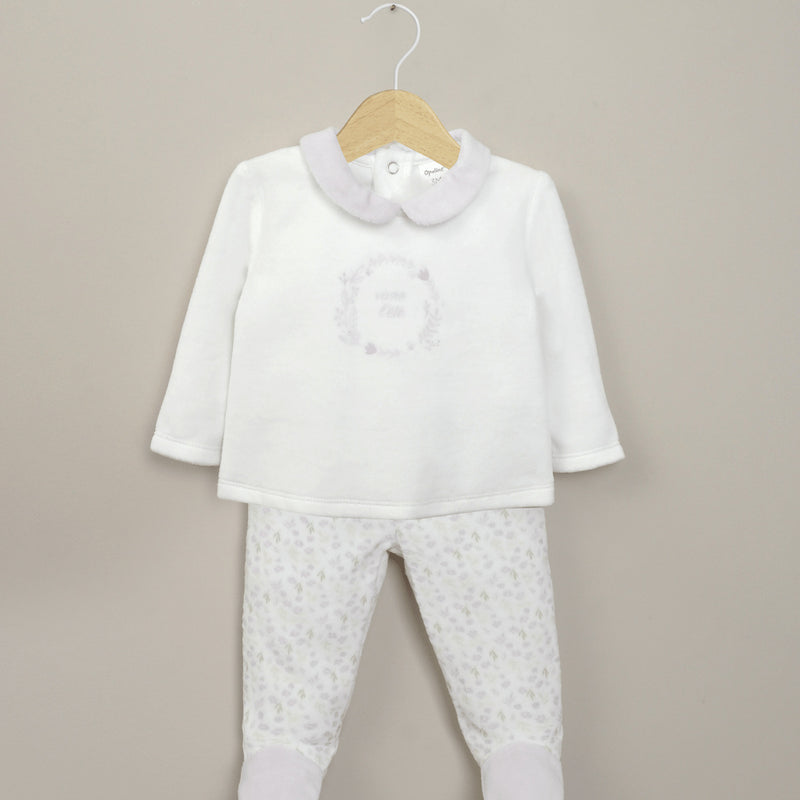 Conjunto Plush Lila De Bebé Niña