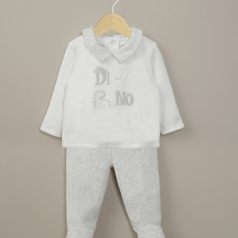 Conjunto Plush Gris De Bebé Niño