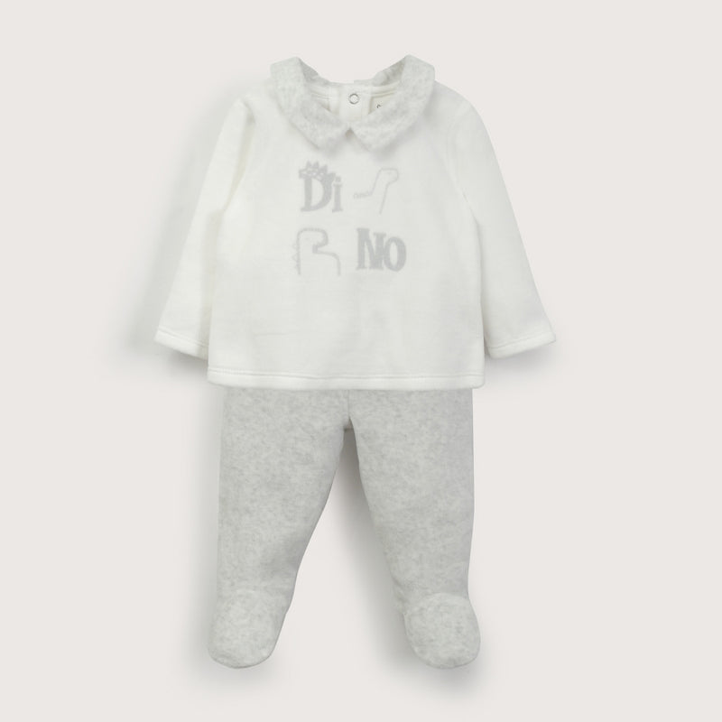Conjunto Plush Gris De Bebé Niño