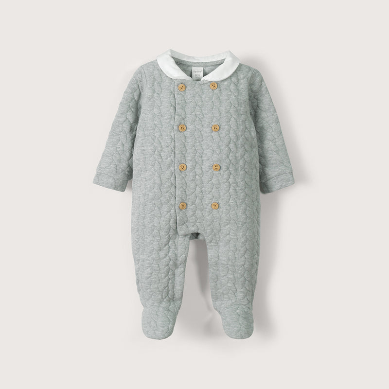 Osito Quilted Gris De Bebé Niño