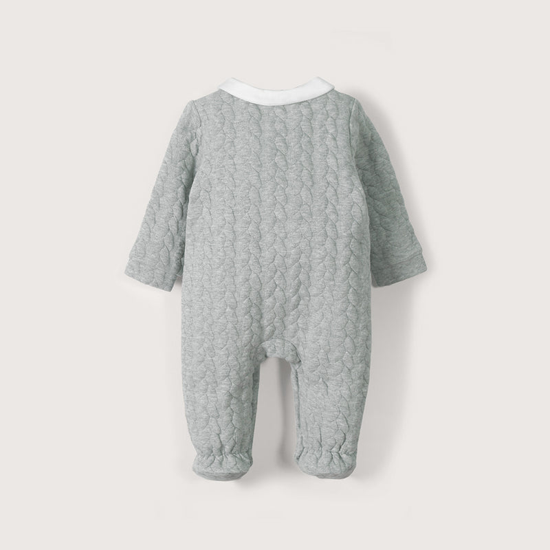 Osito Quilted Gris De Bebé Niño