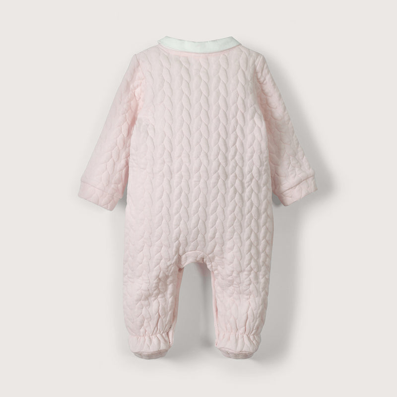 Osito Quilted Rosado De Bebé Niña