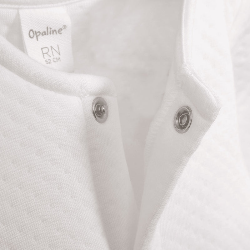 Osito Quilted Blanco De Bebé Unisex