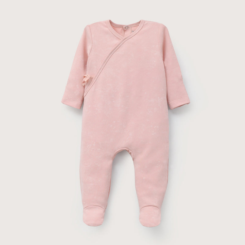 Osito Rosado Con Apertura En La Espalda De Bebé Niña