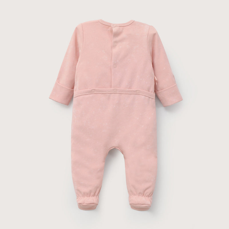 Osito Rosado Con Apertura En La Espalda De Bebé Niña