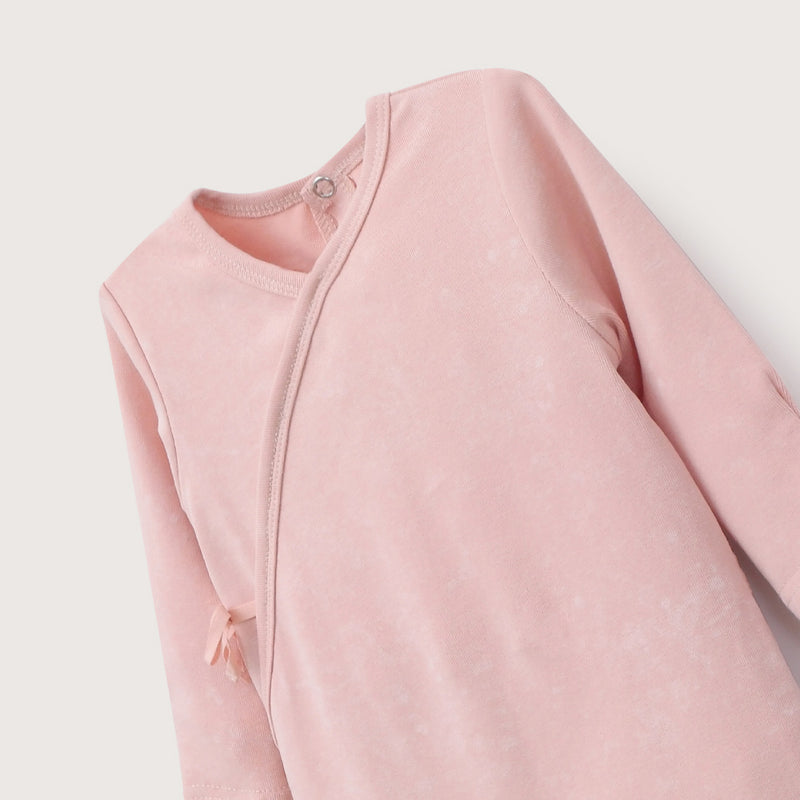 Osito Rosado Con Apertura En La Espalda De Bebé Niña