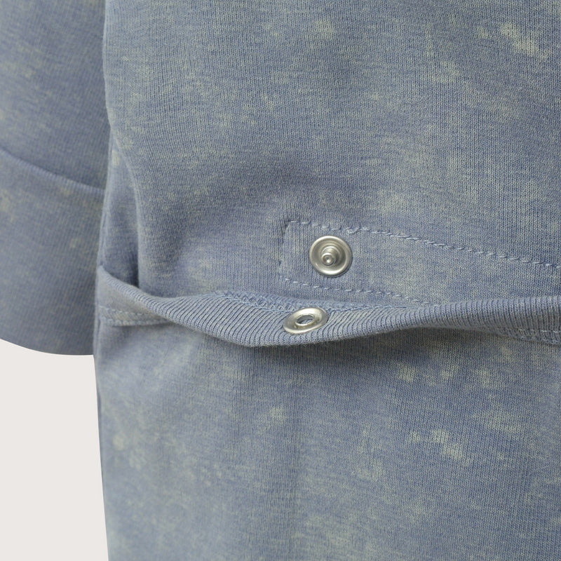 Osito Azul Con Apertura En La Espalda De Bebé Niño