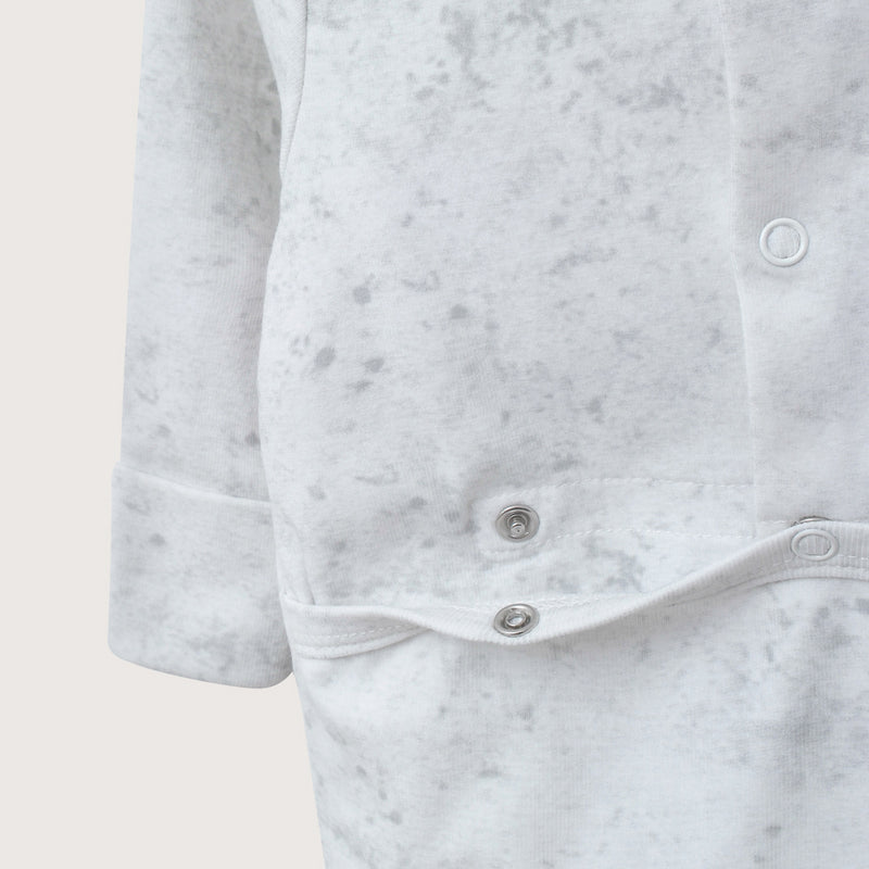 Osito Gris Con Apertura En La Espalda De Bebé Niño