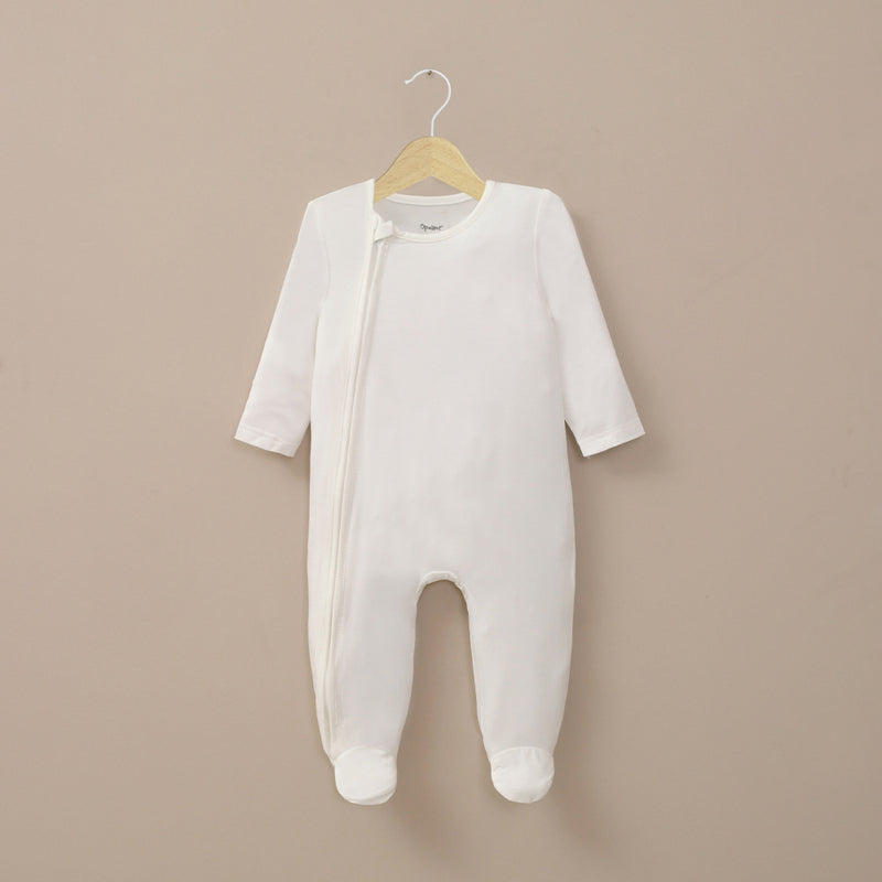 Osito De Bambú Blanco De Bebé Unisex