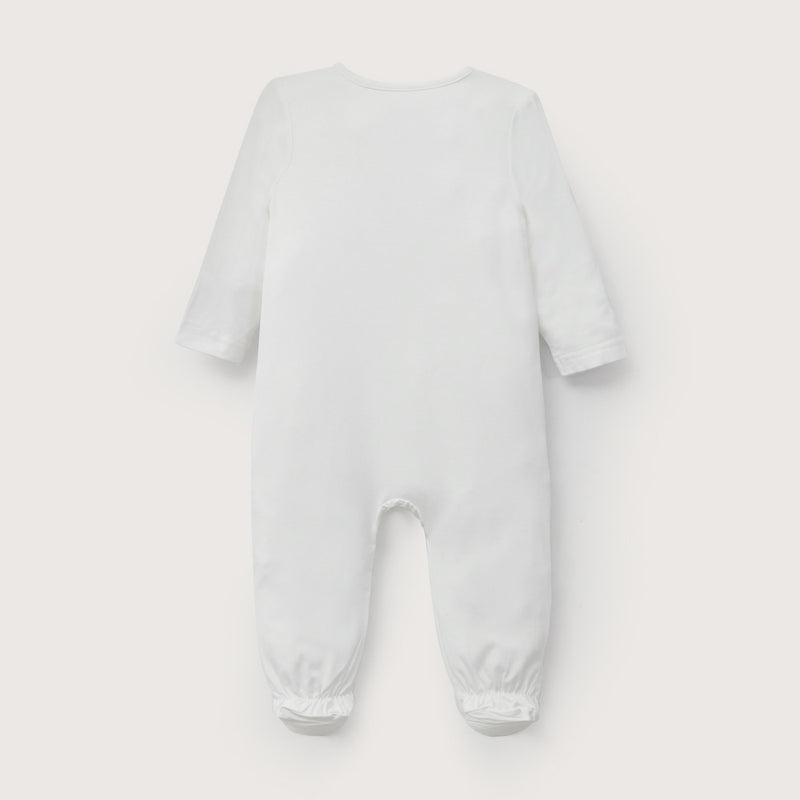 Osito De Bambú Blanco De Bebé Unisex